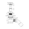 McAlpine Syfon brodzikowy 50mm 50-HC26-SS